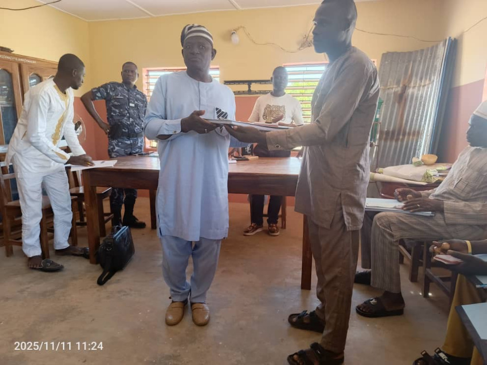 Les nouveaux Chefs Villages de l'arrondissement de Biro installés.