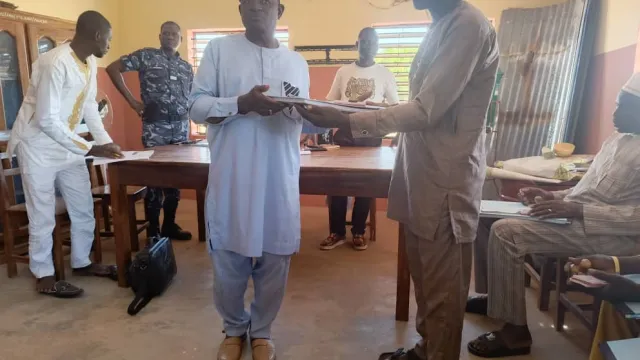 Les nouveaux Chefs Villages de l'arrondissement de Biro installés.